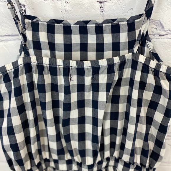 Cisono (S) Romper Navy Gingham Check - Picture 10 of 14